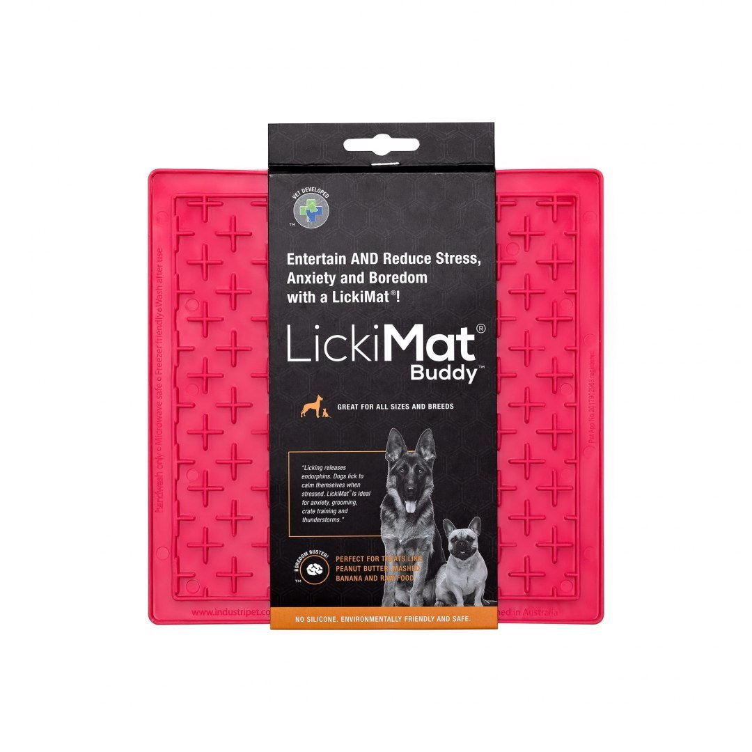 LickiMat Buddy - Assorted Colors Pink Red