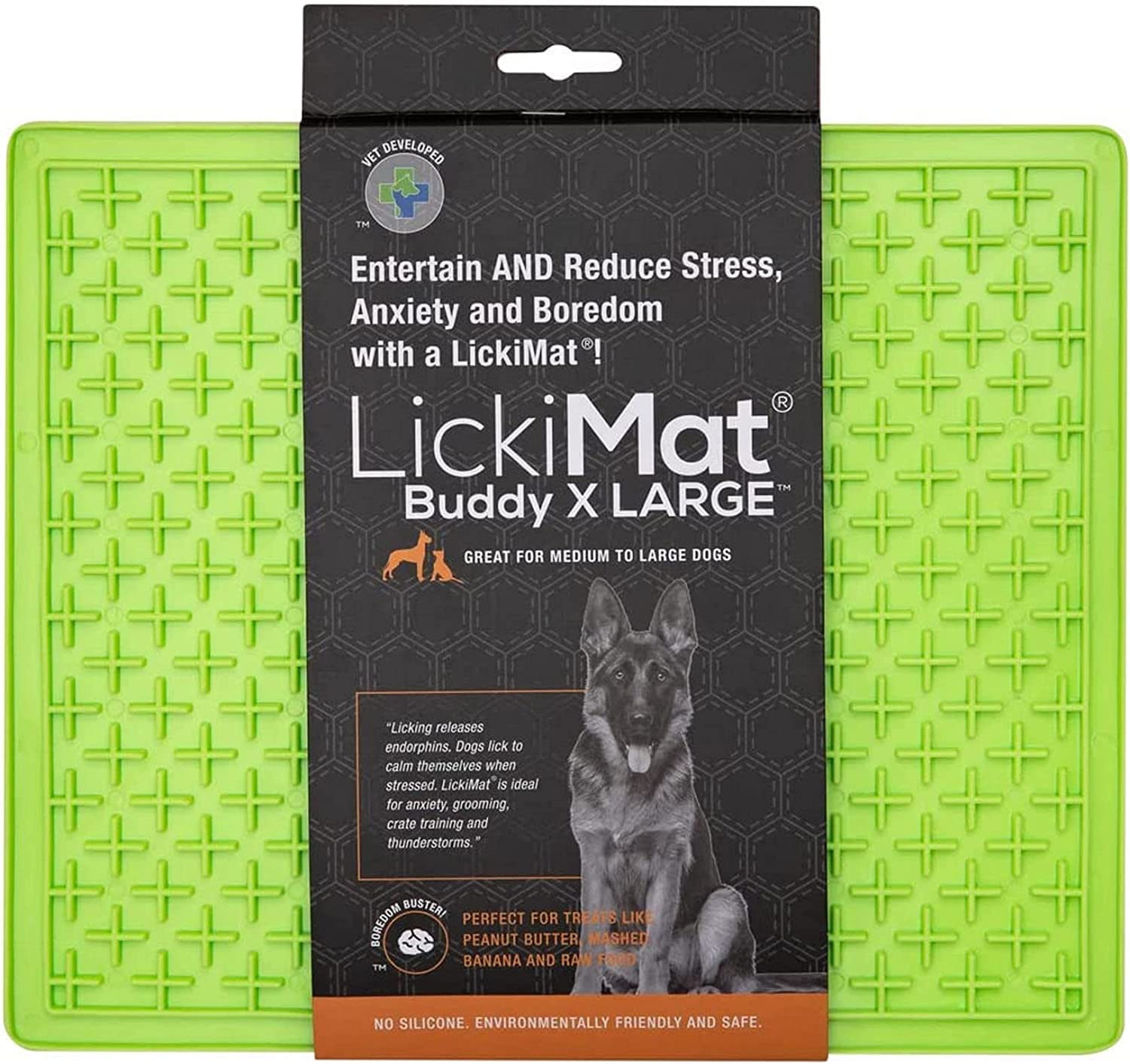 LickiMat Buddy - Assorted Colors XL - Green