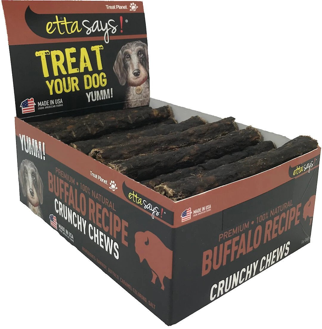 Buffalo Chews Dog Treat by Etta Says! Buffalo