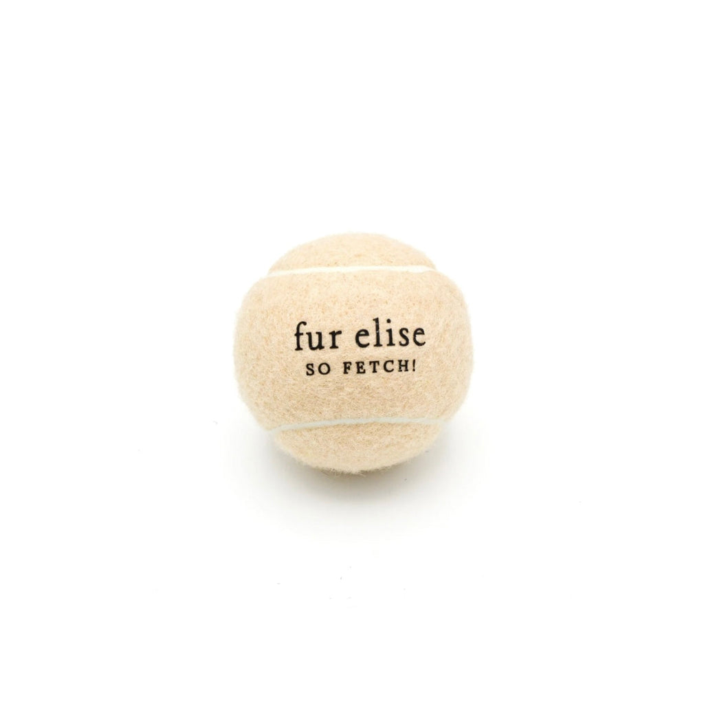 Fur Elise So Fetch! Tennis Ball Pack of 5 - Latte