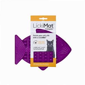 LickiMat for Cats Purple - Casper (Mature Cats)