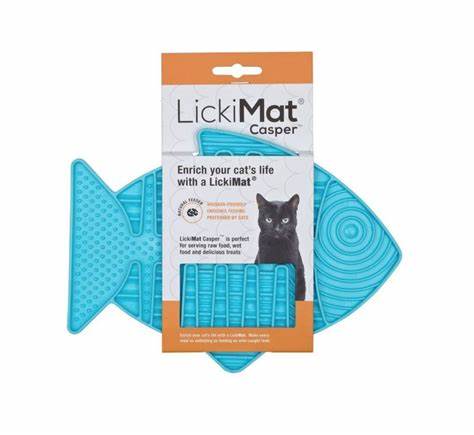 LickiMat for Cats Turquoise - Casper (Mature Cats)