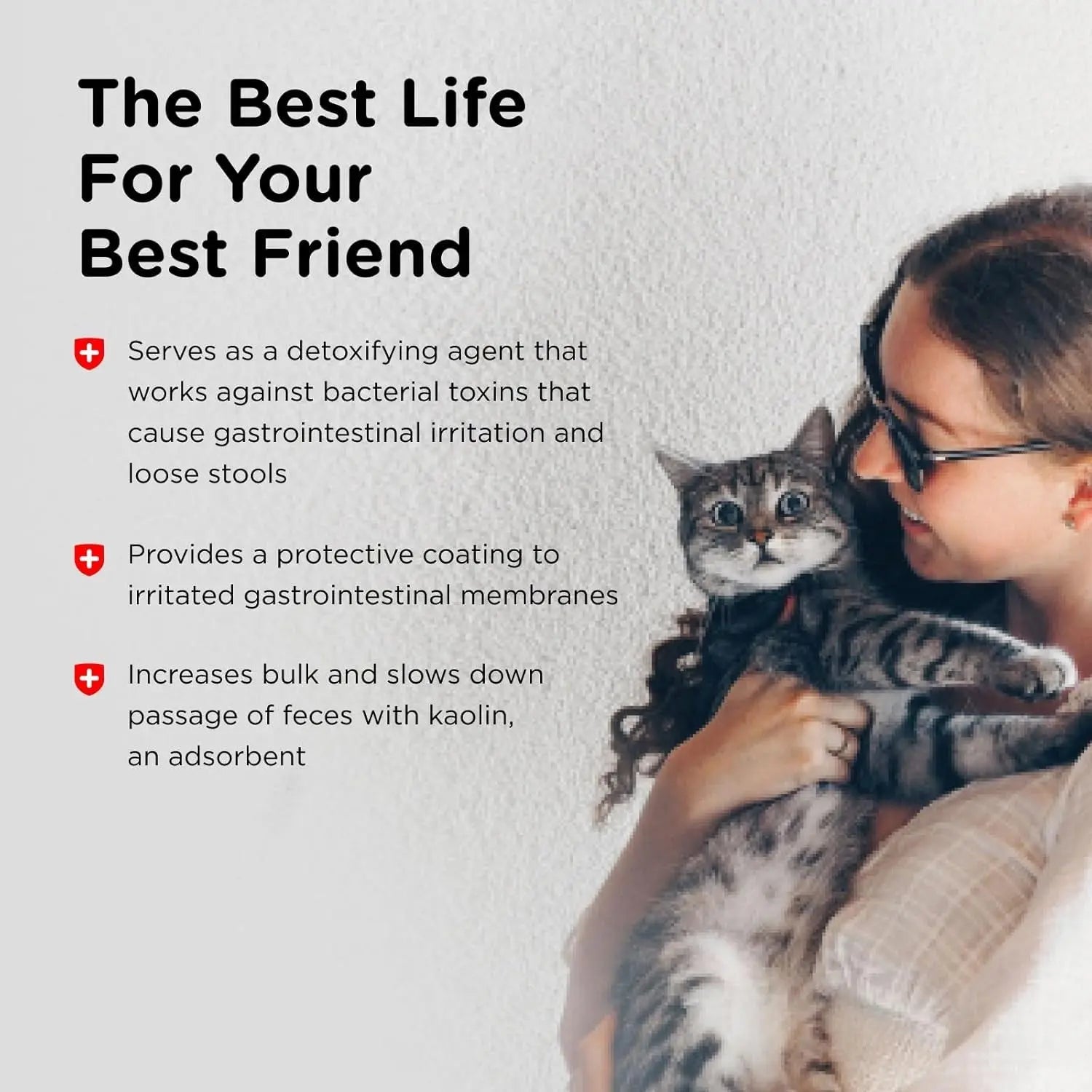 Cat Anti Diarrhea Liquid Pectin Kaolin Digestive Relief Upset Stomach