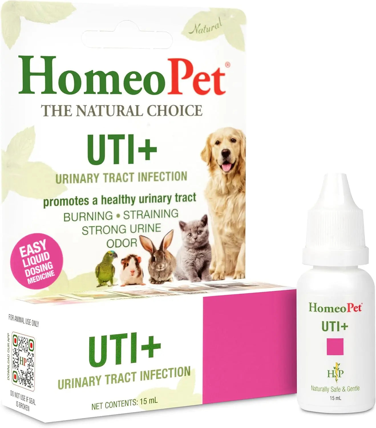 Cat UTI Relief Drops Natural Urinary Tract Support Supplement 15ml Default Title