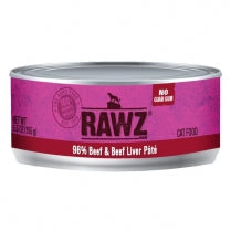 Beef Pate Canned Cat Food by Rawz 5.5oz Beef & Liver
