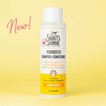 Cat Probiotic Shampoo + Conditioner Honeysuckle