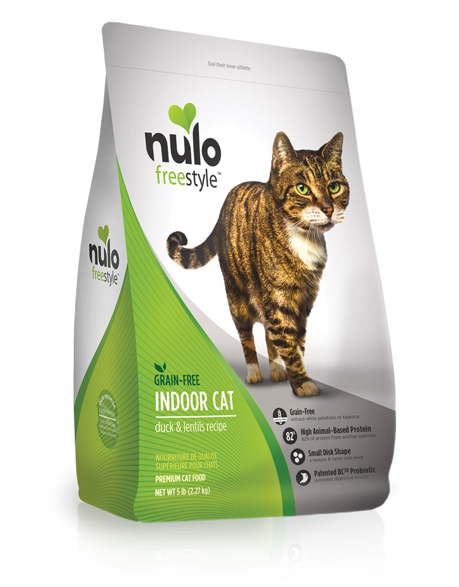 FreeStyle Indoor Cat Duck & Lentils recipe by Nulo 12 lb