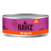 Rabbit Pate Canned Cat Food by Rawz 5.5oz Rabbit