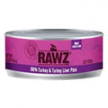 Turkey Pate Canned Cat Food by Rawz 5.5oz Turkey & Liver