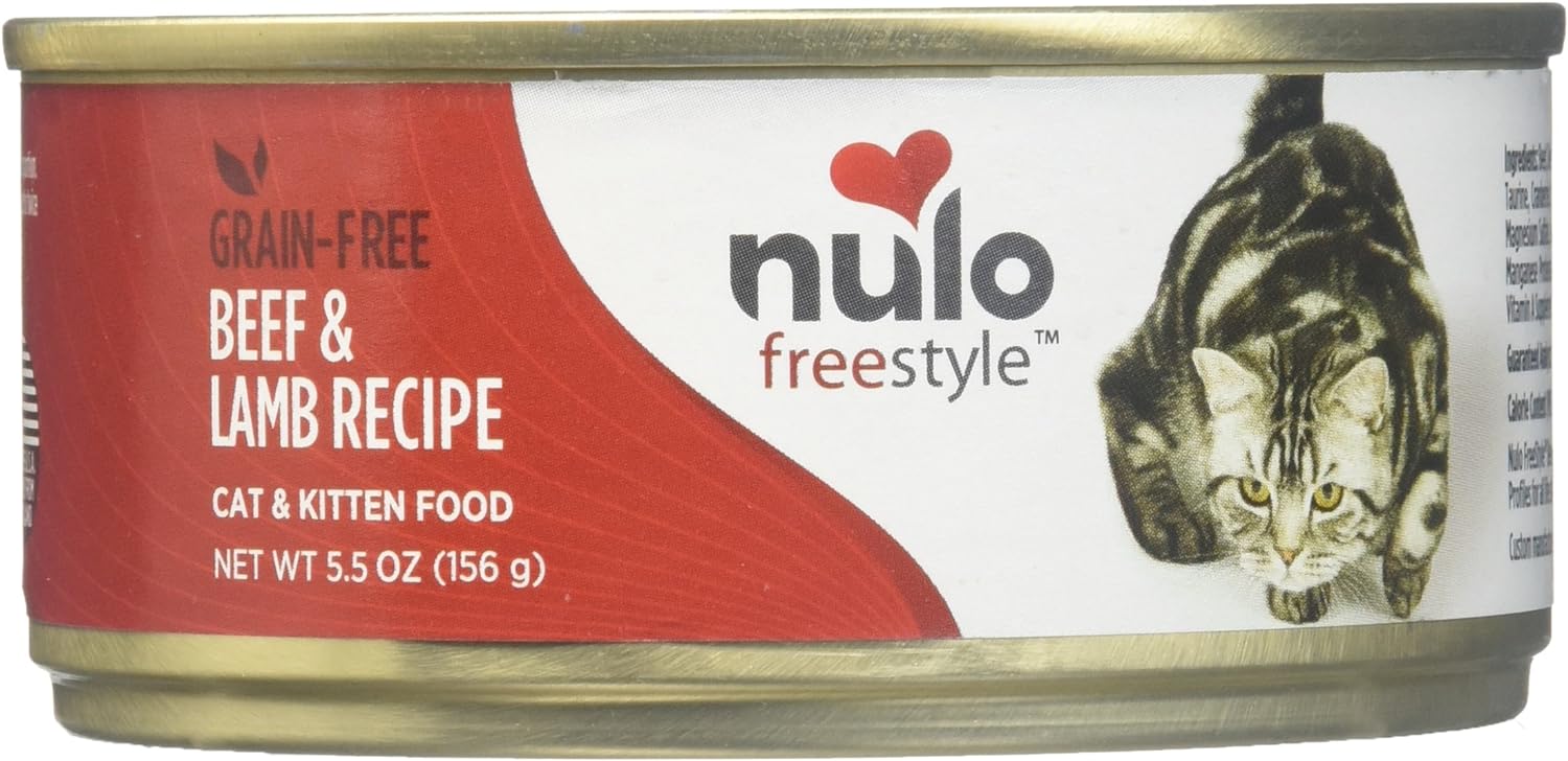 Beef & Lamb Freestyle Pate Grain Free Wet Cat food 5.5oz Beef & Lamb