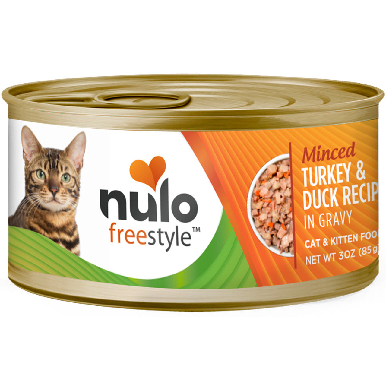 Turkey & Duck FreeStyle Minced Wet Cat Food, 3oz Turkey & Duck