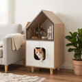 Cat Litter Box Enclosure with Shelf and Double Doors Default Title