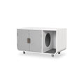 Cat Litter Box Enclosure Furniture with Removable Mat Default Title