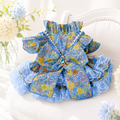Baroque Floral Pet Dress