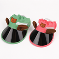 Cute Bear Ear Pet Sun Visor Hat Adjustable Dog Cap UV Protection Summer Puppy Sun Hat