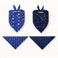 Patriotic USA Dog Bandana Reversible Independence Day Pet Scarf Collar Accessory