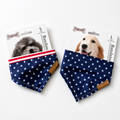 Patriotic USA Star Dog Bandana – Pet 4th of July Pet Scarf