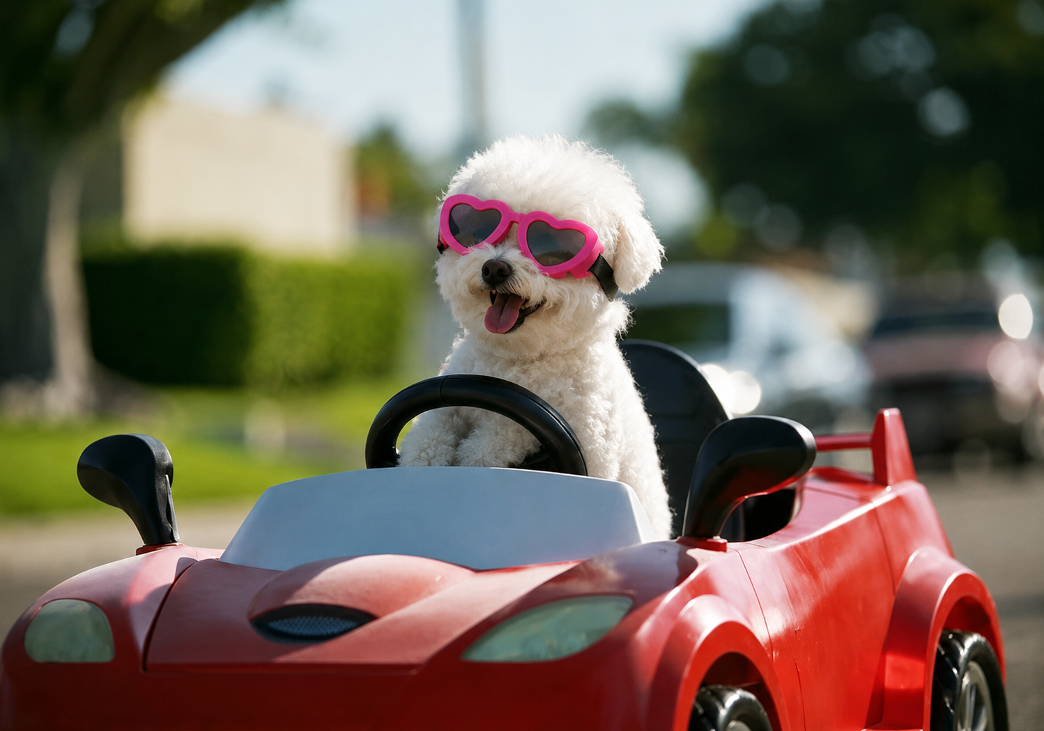 Heart Shaped Pet Sunglasses Adjustable Dog Goggles Cute Fashion Glasses for Small Dogs Cats UV Protection