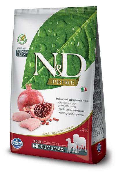 Chicken & Pomegranate Adult Dog Food by Farmina 26.5 lbs (Med Max) (No shipping)