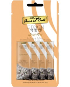 Chicken Puree Cat Treat Tube 4 Pack