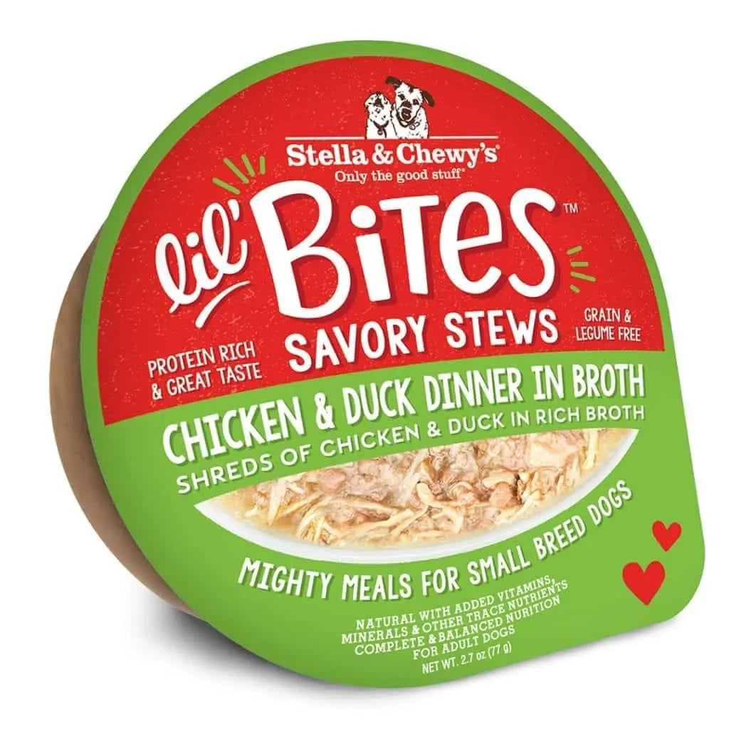 Lil’ Bites Savory Stews in Broth by Stella & Chewy's Chicken & Duck