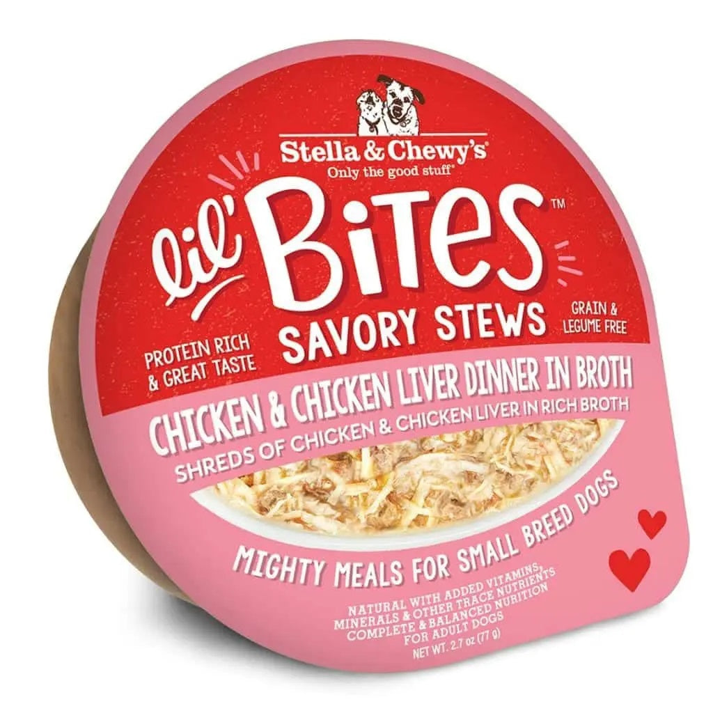 Lil’ Bites Savory Stews in Broth by Stella & Chewy's Chicken & Chicken Liver