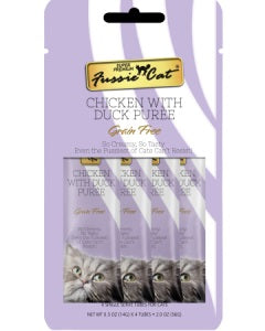 Chicken & Duck Puree Cat Treat 4 pack