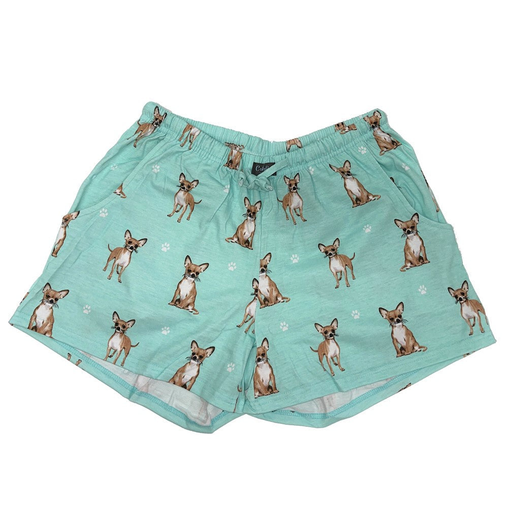 Chihuahua Pajama Shorts -Soft!