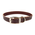 Circle T Latigo Leather Town Dog Collar