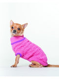 Classic Cable Sweater by Fashion Pet XXXSmall - Pink