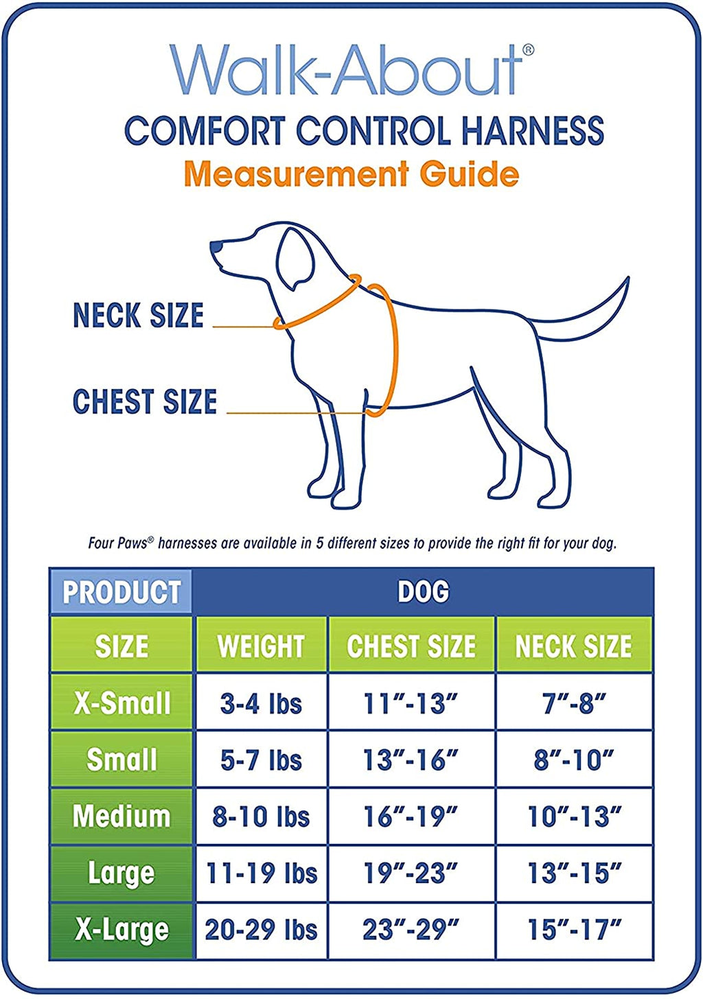 Four Paws® Comfort Control Harness for Dogs - Red