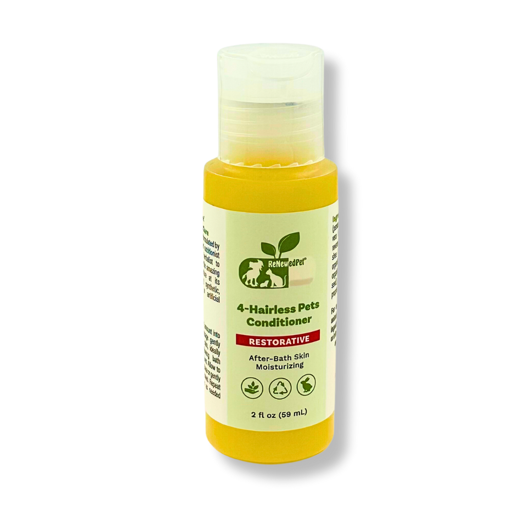 4-HAIRLESS PETS RESTORATIVE CONDITIONER HALF SIZE 2 OZ. ($6.97 oz.)
