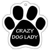 Dog & Cat Paw Keychains Crazy Dog Lady