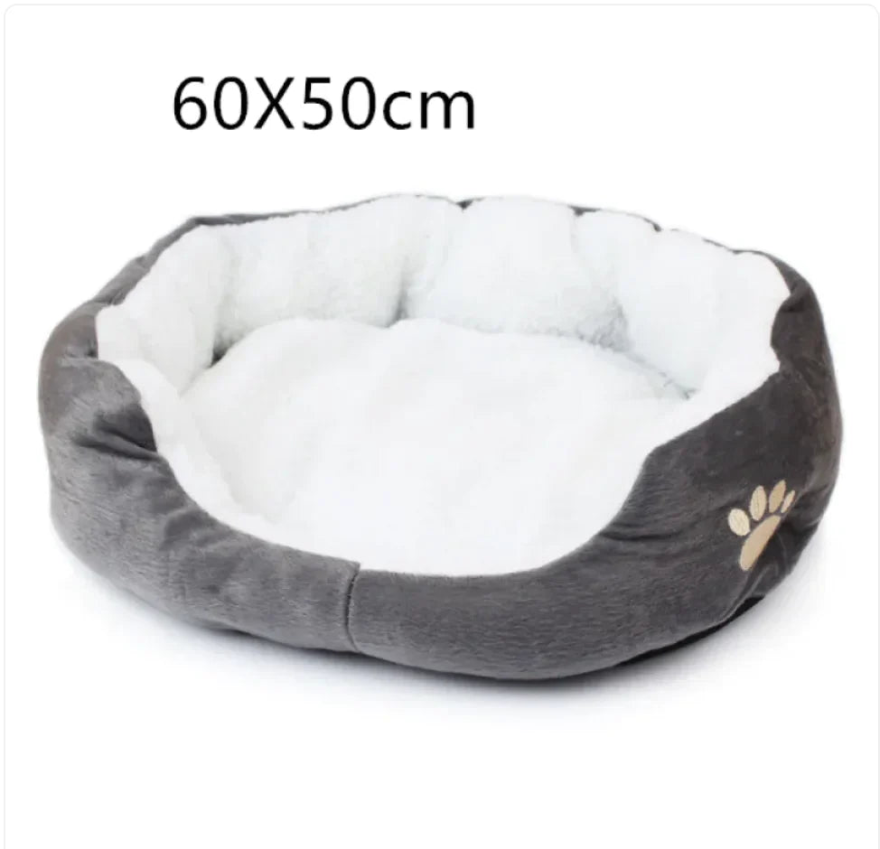 Lamb Cashmere Pet Bed Grey 60X50CM