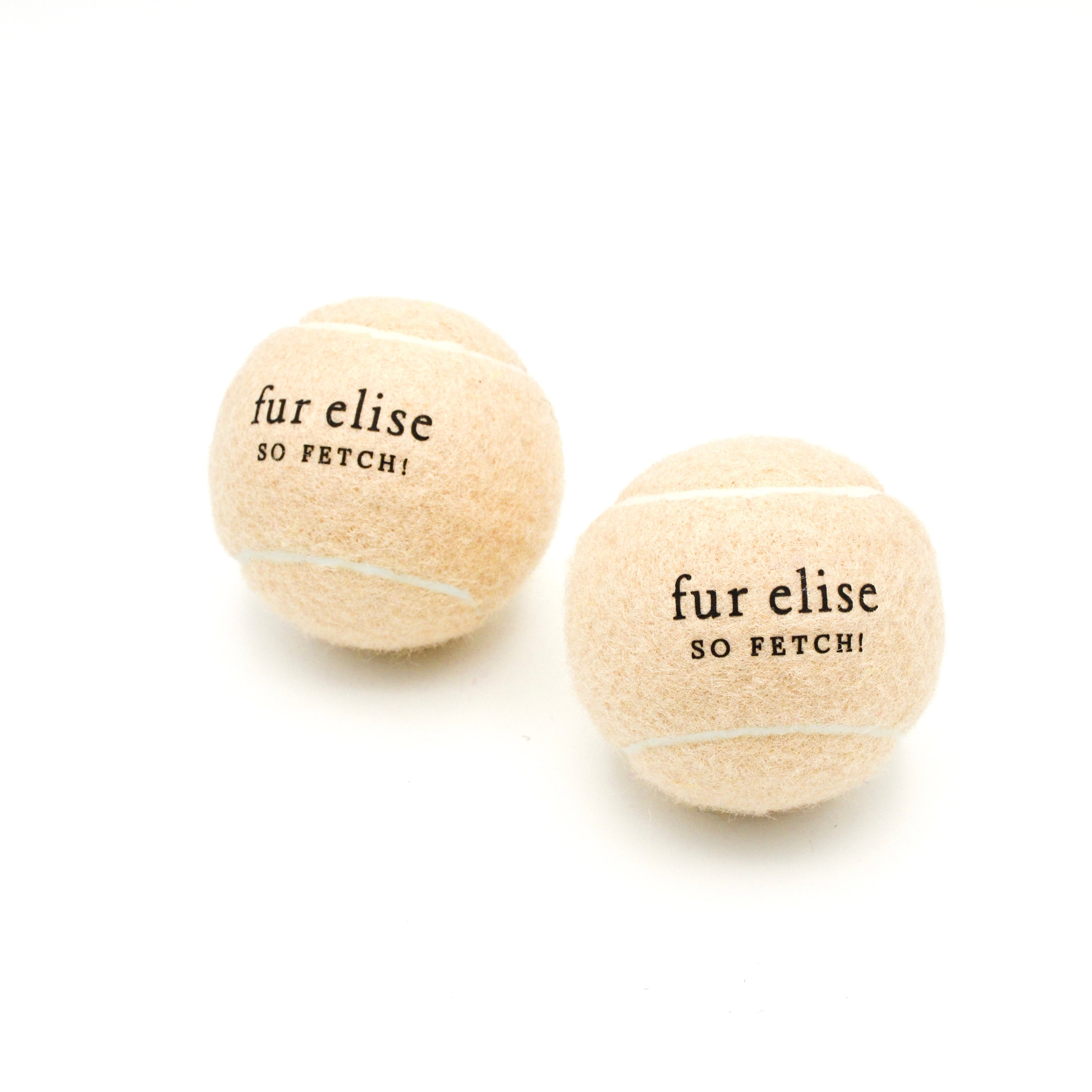Fur Elise So Fetch! Tennis Ball - Latte