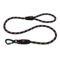 DOCO® 5ft Reflective Rope Leash w/ Click & Lock Snap (3/8" Width x 5ft) Raspberry Pink