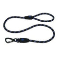 DOCO® 5ft Reflective Rope Leash w/ Click & Lock Snap (1/2" Width) Blue