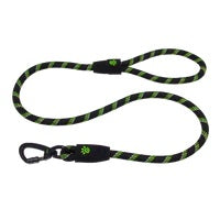 DOCO® 5ft Reflective Rope Leash w/ Click & Lock Snap (3/8" Width x 5ft) Lime