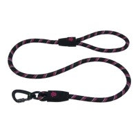 DOCO® 5ft Reflective Rope Leash w/ Click & Lock Snap (1/2" Width) Purple