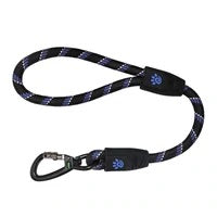 DOCO® Reflective Traffic Rope Leash - Click & Lock Snap - 20 inch Blue