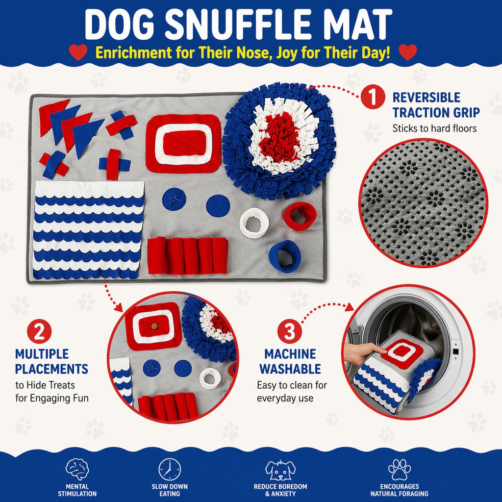 Pet Life ® 'Sniffer Snack' Interactive Feeding Pet Snuffle Mat