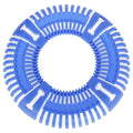 Pet Life ® 'Denta-Bark' Sporty Durable Flexible Toss and Fetch Frisbee Oral Hygiene Pet Dog Toy Blue
