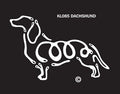 Dachshund Dog Window Sticker
