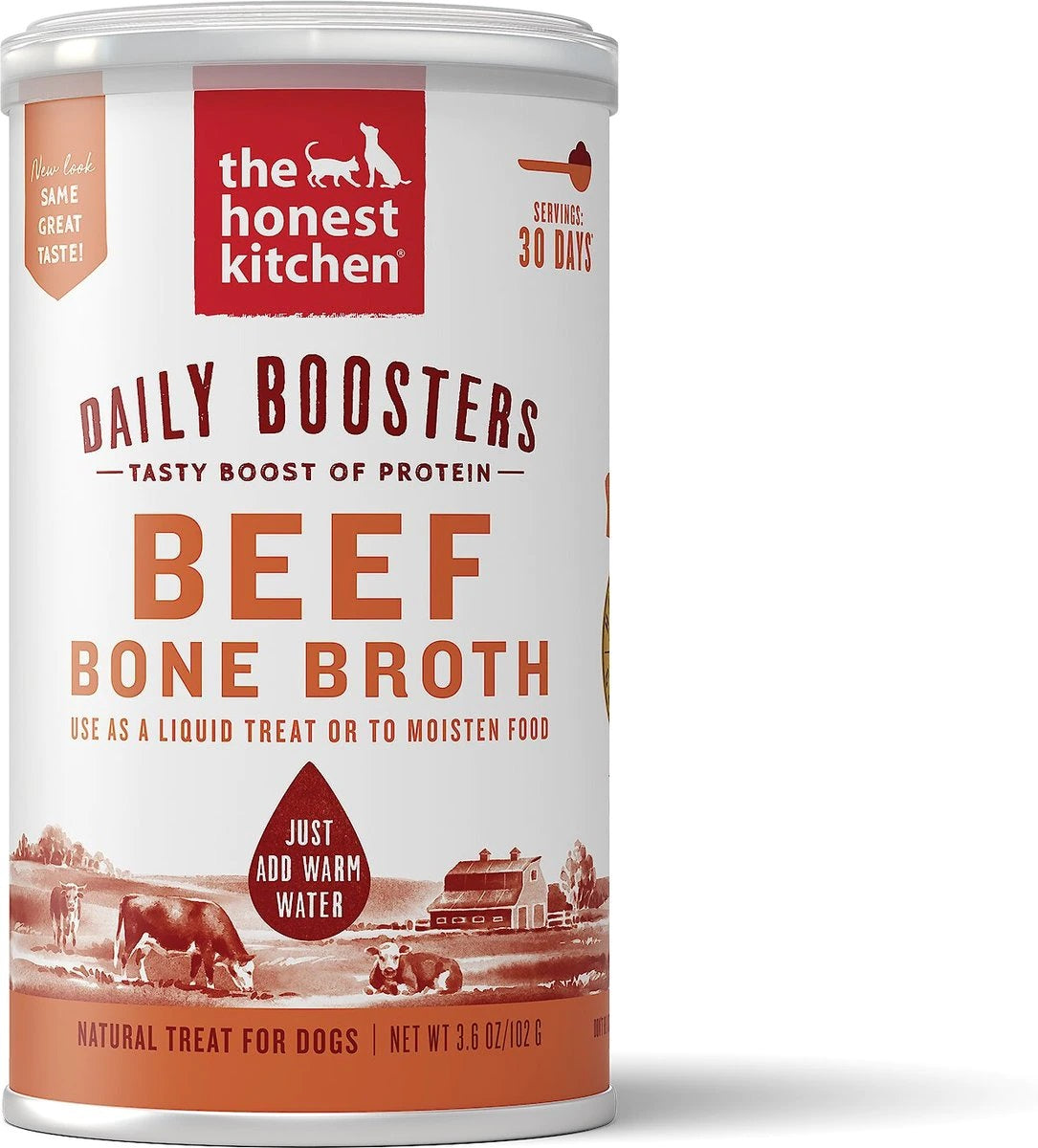 Daily Boosters Beef Bone Broth with Turmeric for Dogs 3.6oz Can