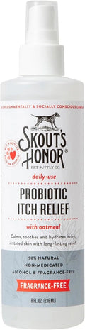 Dog Cat Probiotic Itch Relief Spray Natural Aloe Avocado Sensitive Skin Itch Relief Spray Pack Of 1