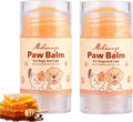 Dog Paw Nose Balm Stick 2 Pack Lick Safe Paw Wax Moisturizer 1.41oz Two Oranges