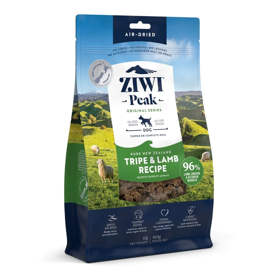 Ziwi Peak Air-Dried Tripe & Lamb Dog Food 5.5 lbs