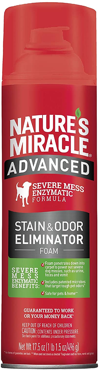Advanced Stain & Odor Eliminator Dog - Nature's Miracle 17.5 oz