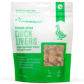 Duck Liver Treats for Dogs & Cats - Freeze Dried 3.0 oz