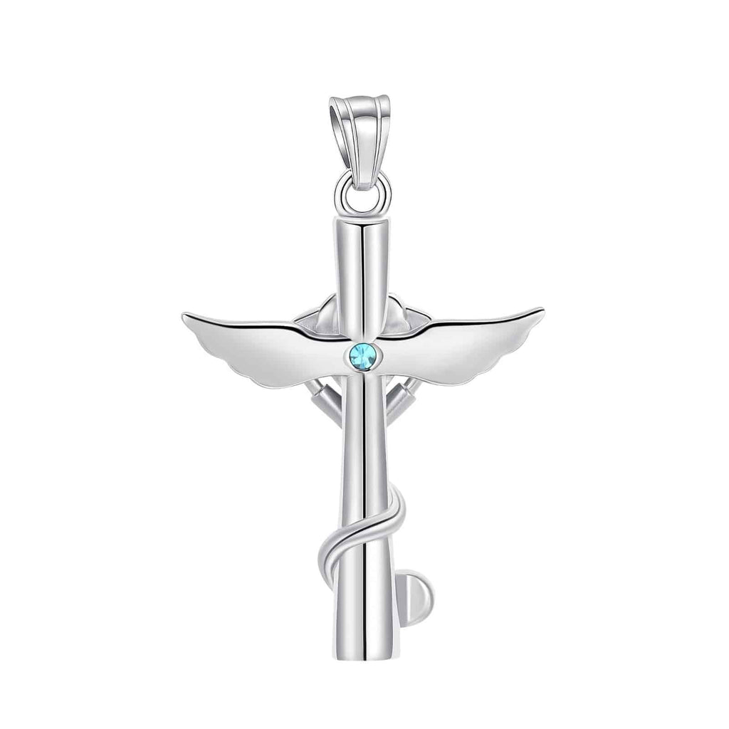 Stethoscope Cross Necklace Pendant